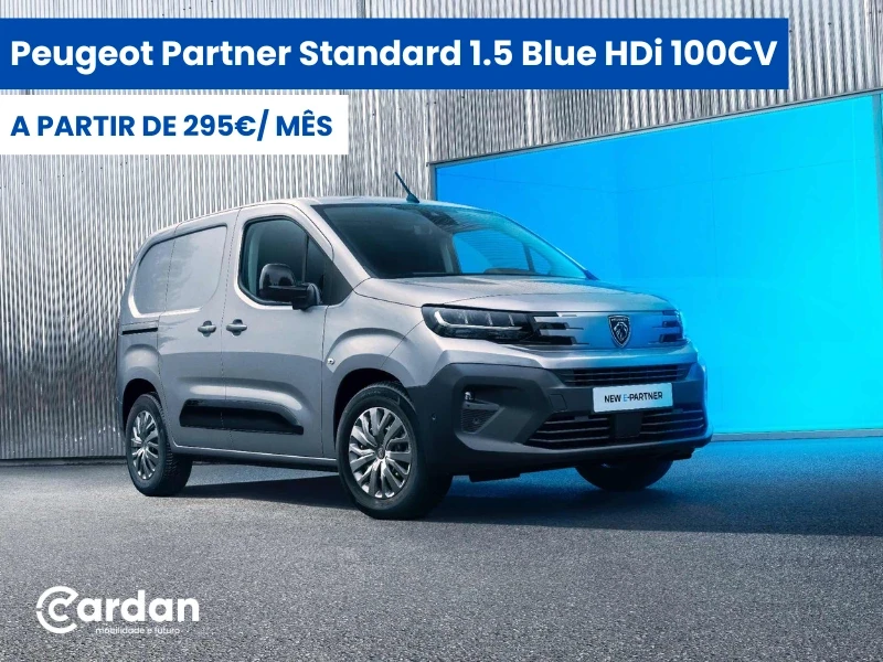 campanha empresas Peugeot Partner Standard 1.5 Blue HDi 100CV cardan